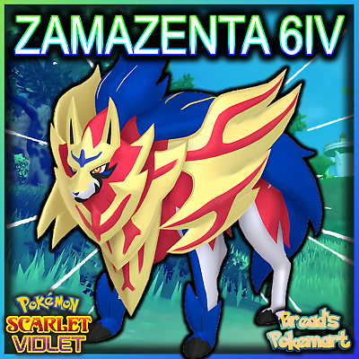 6IV Ultra Shiny Zamazenta Crowned Shield Form Pokemon Sword and Shield