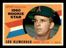 1960 Topps #137 Lou Klimchock - NM-MT+