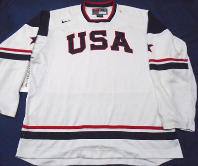 Nike National Embroidered IIHF Team USA Hockey Jersey Size XL Adult | eBay