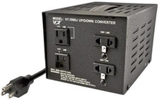 VCT VT-3000J Japanese Voltage Transformer Converter 110 Volt 100V, 3000 WATT, Bl