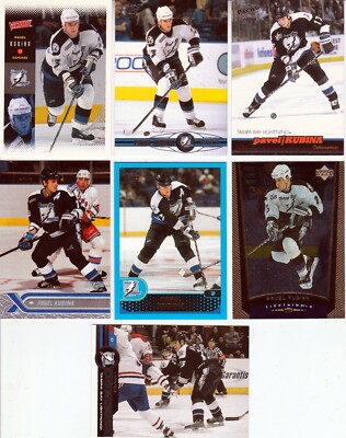   20 + different PAVEL KUBINA cards lot 2000 - 20011 Lightning Leafs Thrashers