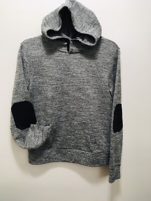 gap hoodie Iconic Nubby reverse weave Grey womens medium