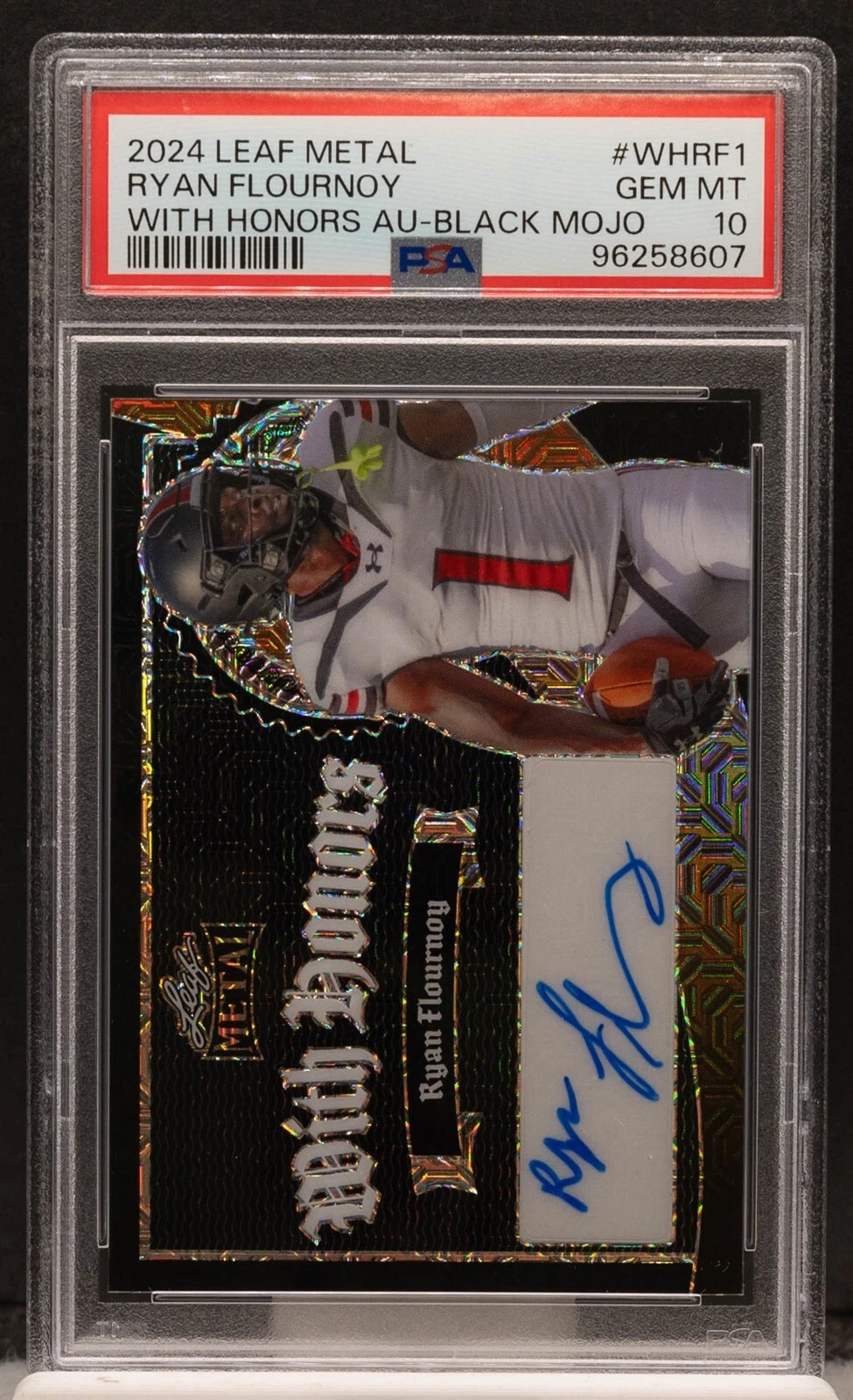Ryan Flournoy Leaf Metal With Honors Autographs #WHRF1 Black Mojo