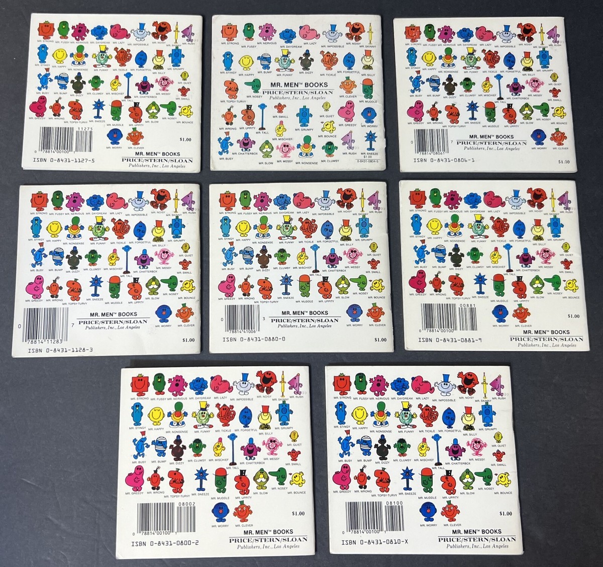 Mr. Men Books by Roger Hargreaves - Multiple Issues (1983 - 1986 