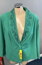 Bnwt Size 26 Green Jacket Changes By Together