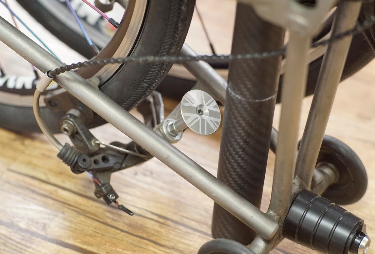 Disque De Frein Stop Disk Jeu Union Jack Pour Brompton - Version 2.0 Ultra Légère - Marque Novdesign, Neuf