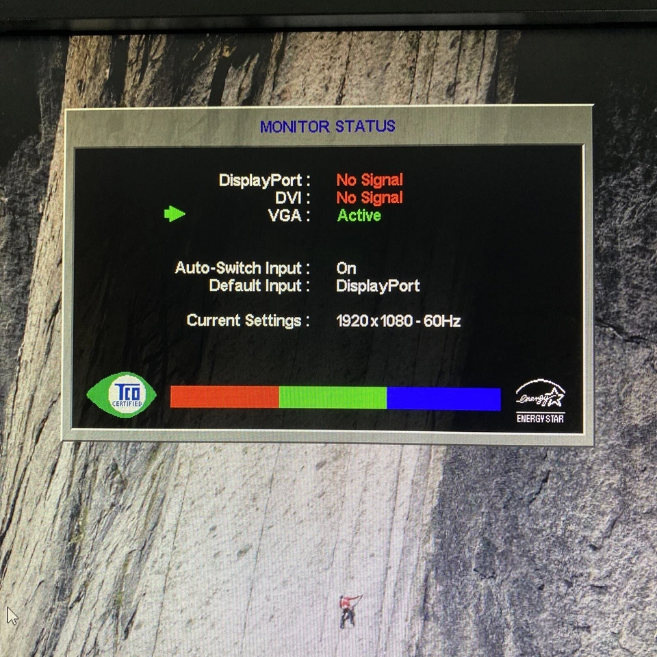 Lot(2) HP E231 EliteDisplay 23inch Monitors 1080p DisplayPort VGA DVI-D Grade B - Image 2 of 4