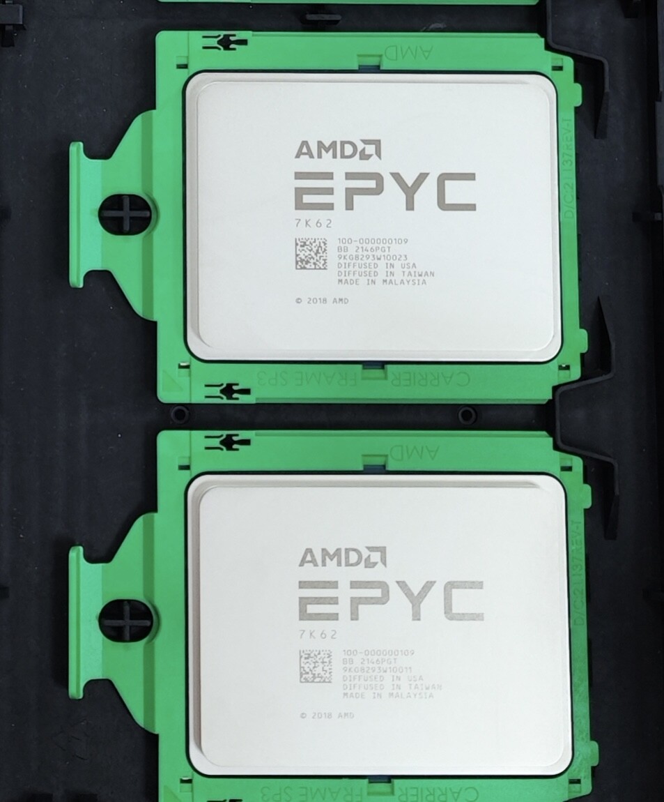 AMD EPYC 7K62 Unlocked 2.6-3.3GHz 48 Core 96 Thread LGA1151 192MB