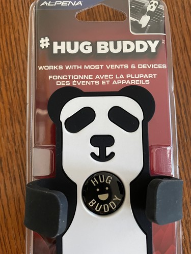 Cell Phone/ Device Hug Buddy Panda Holder For Vehicles With Swivel Vent Clip NEW - Zdjęcie 3 z 7