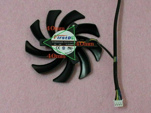 1X Ventilateur de remplacement 0.35A R158a 85mm R9 280X 280 270X Ventilateur Dual-X - Photo 1/5