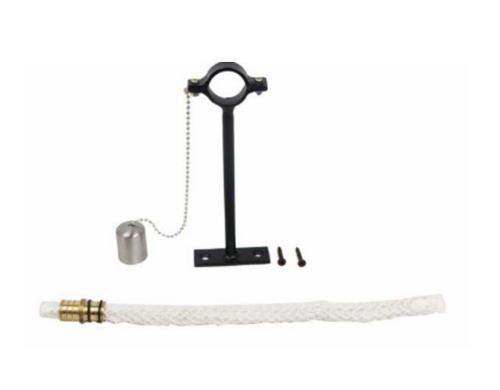 Outdoor Wine Bottle Bracket with fibreglass Wick brass Head For Kerosene & oil  - Picture 4 of 7