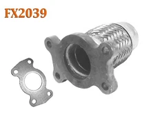 FX2039 Semi Direct Fit Exhaust Flange Repair Flex Pipe Replacement Kit w/ Gasket
