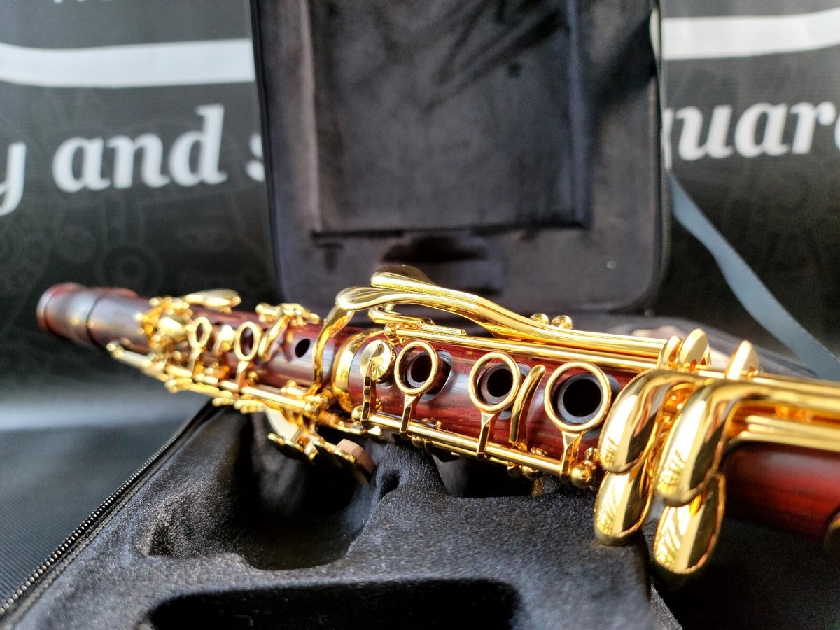 Backun Protege Cocobolo Wood & Gold Keys Bb Clarinet