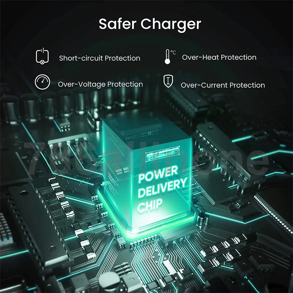 Fast Wall Charger Adapter For iPhone 12 Pro Max Mini UK Plug PD 18W USB-C Type C - Image 3 of 4