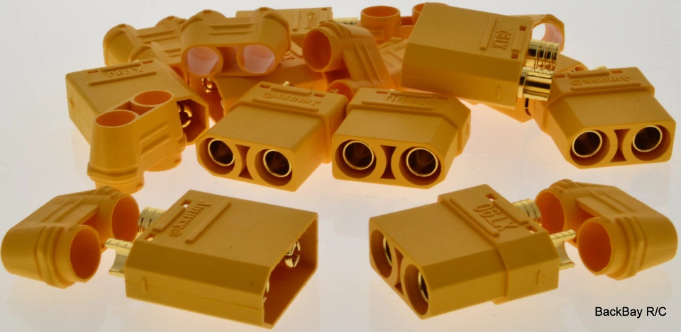 (5) Pares macho/hembra enchufes conector bala XT90-H - balas de 4,5 mm / 90+ amperios Foto 3 de 4