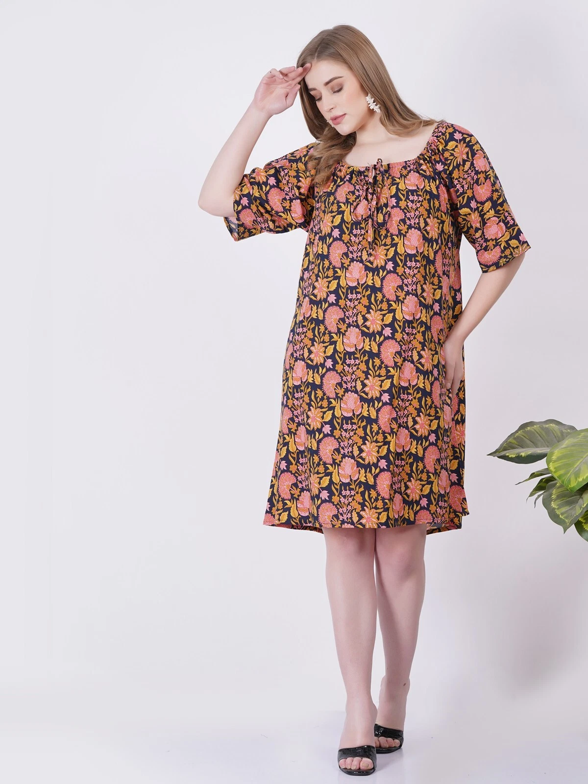 PALM ANGELS Maxi abito da sole donna larghi stampa floreale casual estivo lotto assortito ingrosso