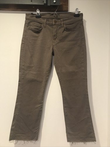 J Brand Gigi Cropped Flare Pants/Jeans 