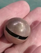 Antique Unsigned Brass Horse Harness Sleigh Bell Christmas Holiday Decor ~1"