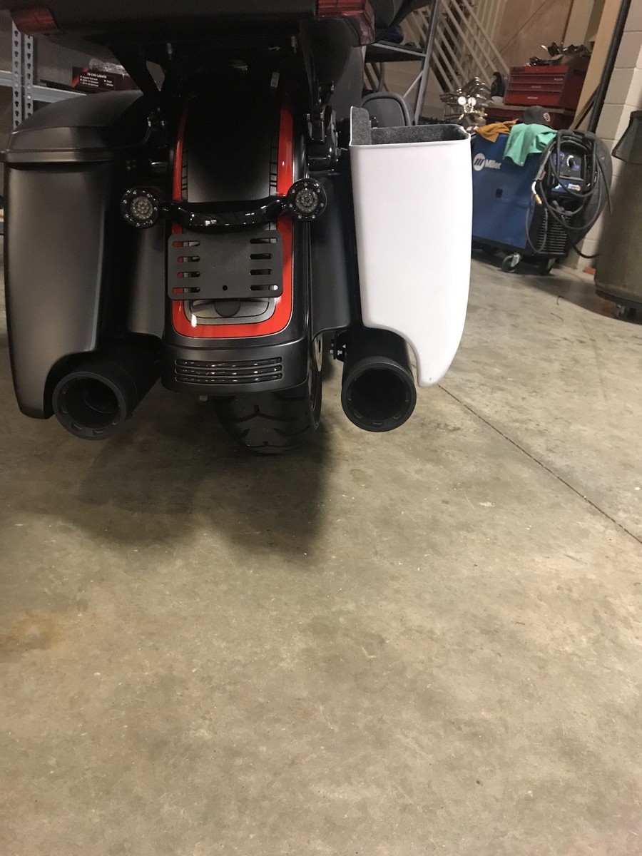 Topshop Cvo Rear Fender And Bags Side Covers Topshop Extended Bags