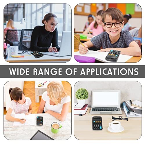 24 Pieces Basic Calculators for Students Small Calculators Pocket Size Mini - Picture 6 of 7