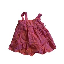 Baby B'gosh Girls Pink Tiered Sleeveless Dress 9M Corduroy