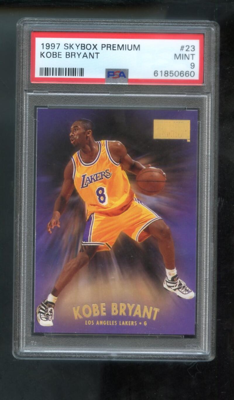 1997-98 Skybox Premium #23 Kobe Bryant PSA 9 Graded Basketball Card NBA 97-98