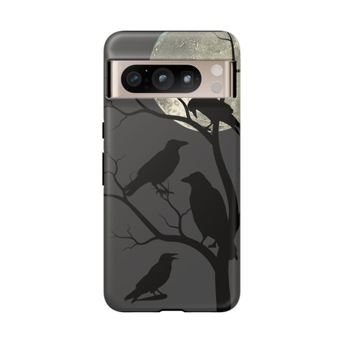 Robuste Handyhülle Gray Ravens Murder of Crows Moon für iPhone & Samsung Galaxy - Bild 151 von 292