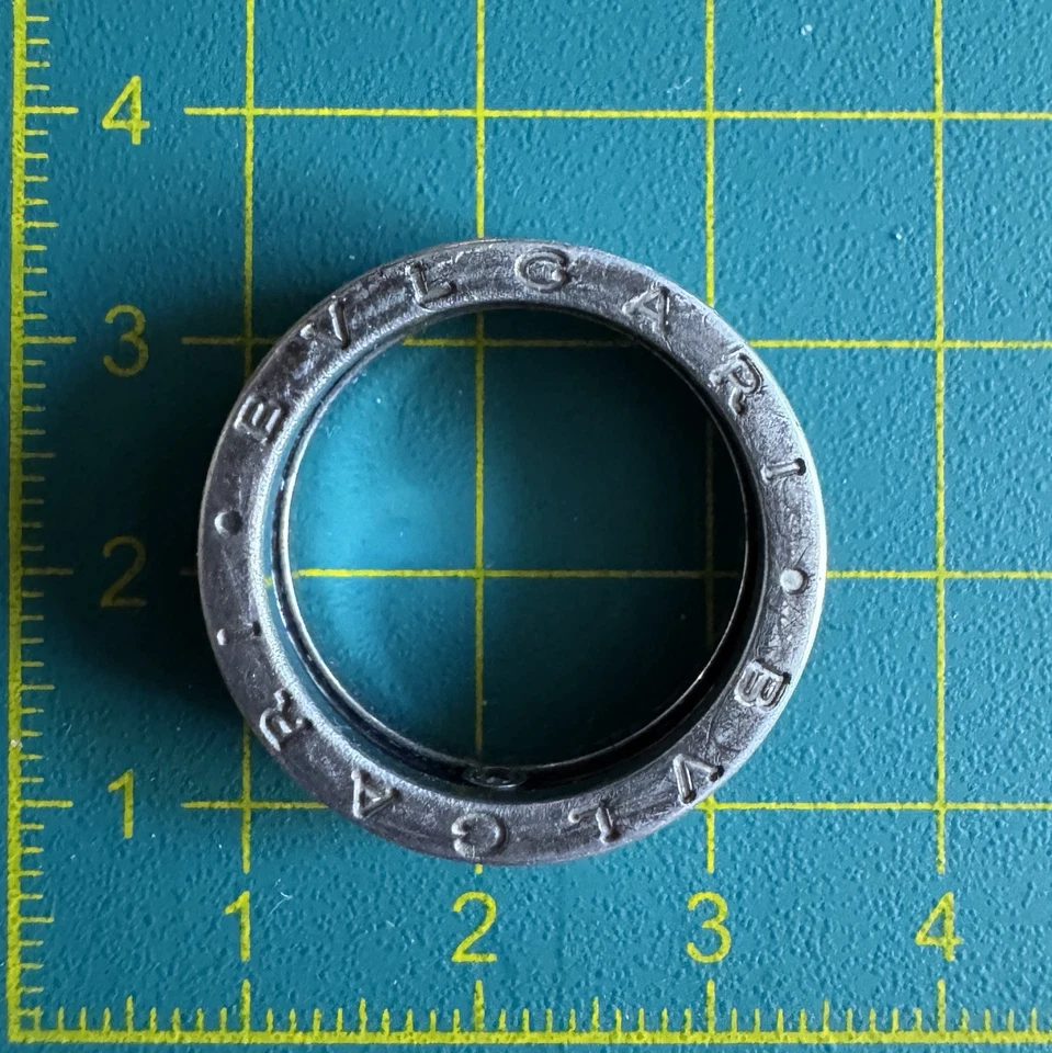 BVLGARI - Anillo de plata y cerámica (Save The Children) Foto 2 de 4