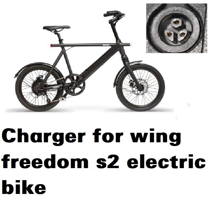 wing electric bicycle HIGHWING Folding E-bike E6 14"  fast 3A battery Charger