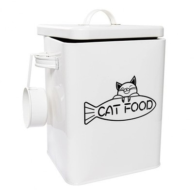 Airtight Pet Food Storage Container with Lid and Scoop for Dogs and Cats