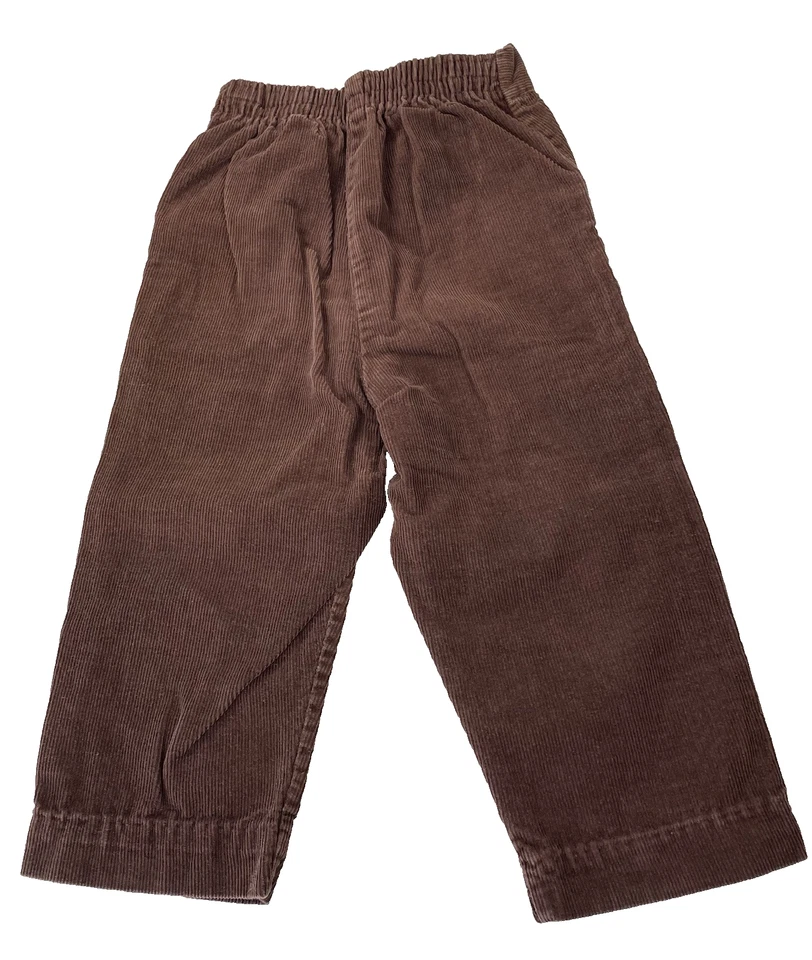 Lote de ropa pantalones de pana vintage para niños pequeños 2T azul rojo marrón pantalones años 80 90 Foto 3 de 4