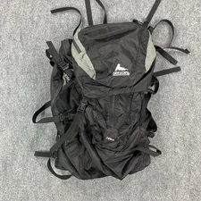 Gregory Z Pack Hiking Backpack Black Internal Frame Padded Hip Belt Camping