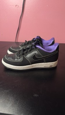 Nike Air Force 1 Low Black Purple Sneakers