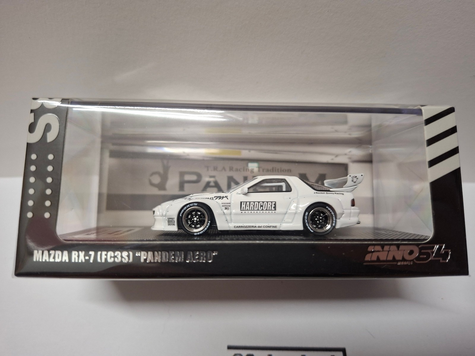 INNO64 Mazda RX7 FC3S PANDEM blanche collection Premium 1/64
