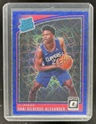 2018-19 Panini Donruss Optic Shai Gilgeous-Alexander Blue Velocity RC #162