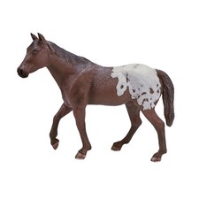 MOJO Appaloosa Stallion Chestnut Horse Farm Animal Model Toy Figure