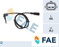 FAE 78119 Sensor FüR Raddrehzahl ABS Sensor Raddrehzahl FüR Renault FüR Dacia