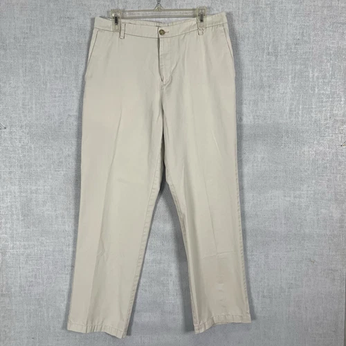 Pantalon homme Merona Ultimate kaki suprême 33x32 beige plat devant chinos