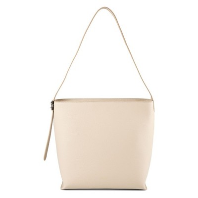Coccinelle C-Me Lock Schultertasche Leder 29cm #COC-E1U4K130201 (sandshell)