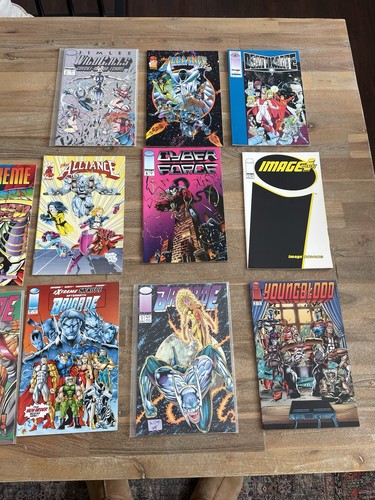 23 Vtg Image Comic Book Lot Alliance Brigade Wild Cats Youngblood Cyber Force ++ - Picture 3 of 5