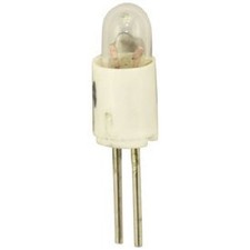 CEC Industries #7683 Bulbs, 5 V, 0.3 W, G1.27 Base, T-1 shape (Box of 10)
