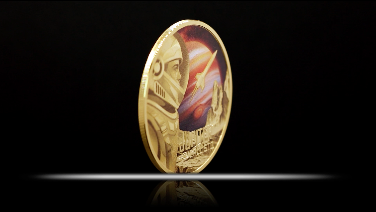 Niue 2026 JUPITER FROM CALLISTO Moon NASA Ship $100 1 Oz Gold Proof—MINTAGE  99 | eBay