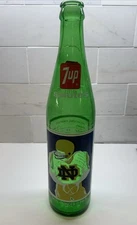 Notre Dame Fighting Irish Football 1977 Commemorative Bottle 7 UP Champions 7up