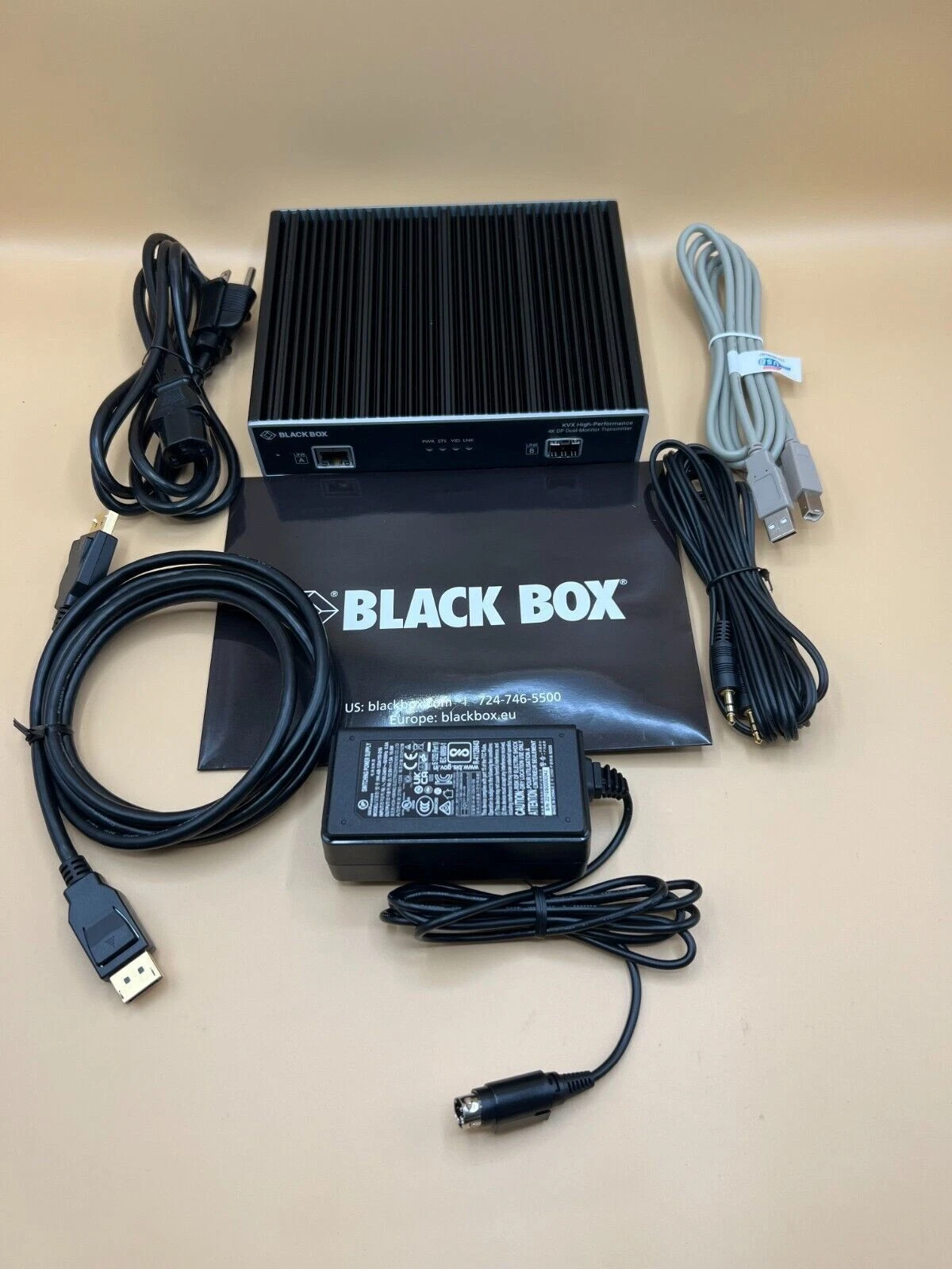 Black Box Kvx hp Series Displayport CATX/FIBRE KVM EXT, DH, TX KVXHP-200-TX