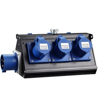 High-Performance Stage Power Distribution Equipment 6pcs 16A CEE Power Box