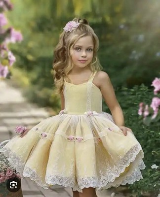 Dollcake yellow golly gosh Dress Size 6