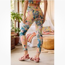 Daily practice by Anthropologie womens Liana Printed Leggings size S Multicolor