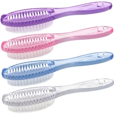 Handle Grip Nail Brush Two Sided Hand Fingernail Cleaning Brush Foot Scrub Brush