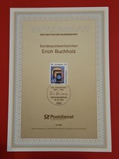 Ersttagsblatt der Deutschen Bundespost Erich ...