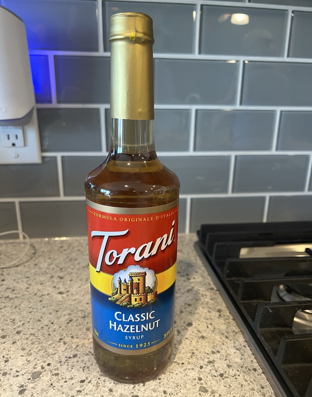 Torani Classic Hazelnut Syrup, 25.4 fl oz Bottle
